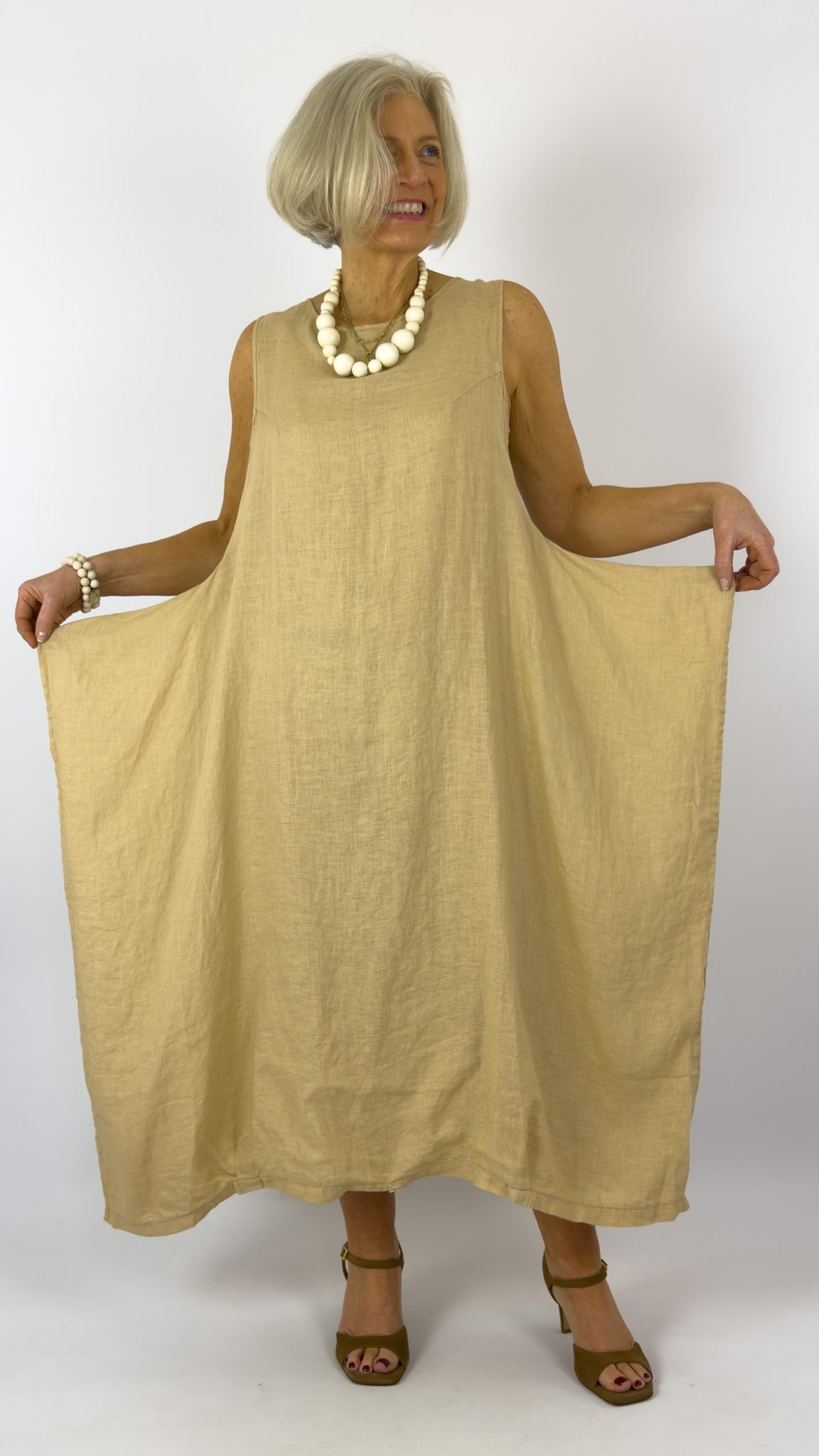 Mama b Alma L Dress Grano