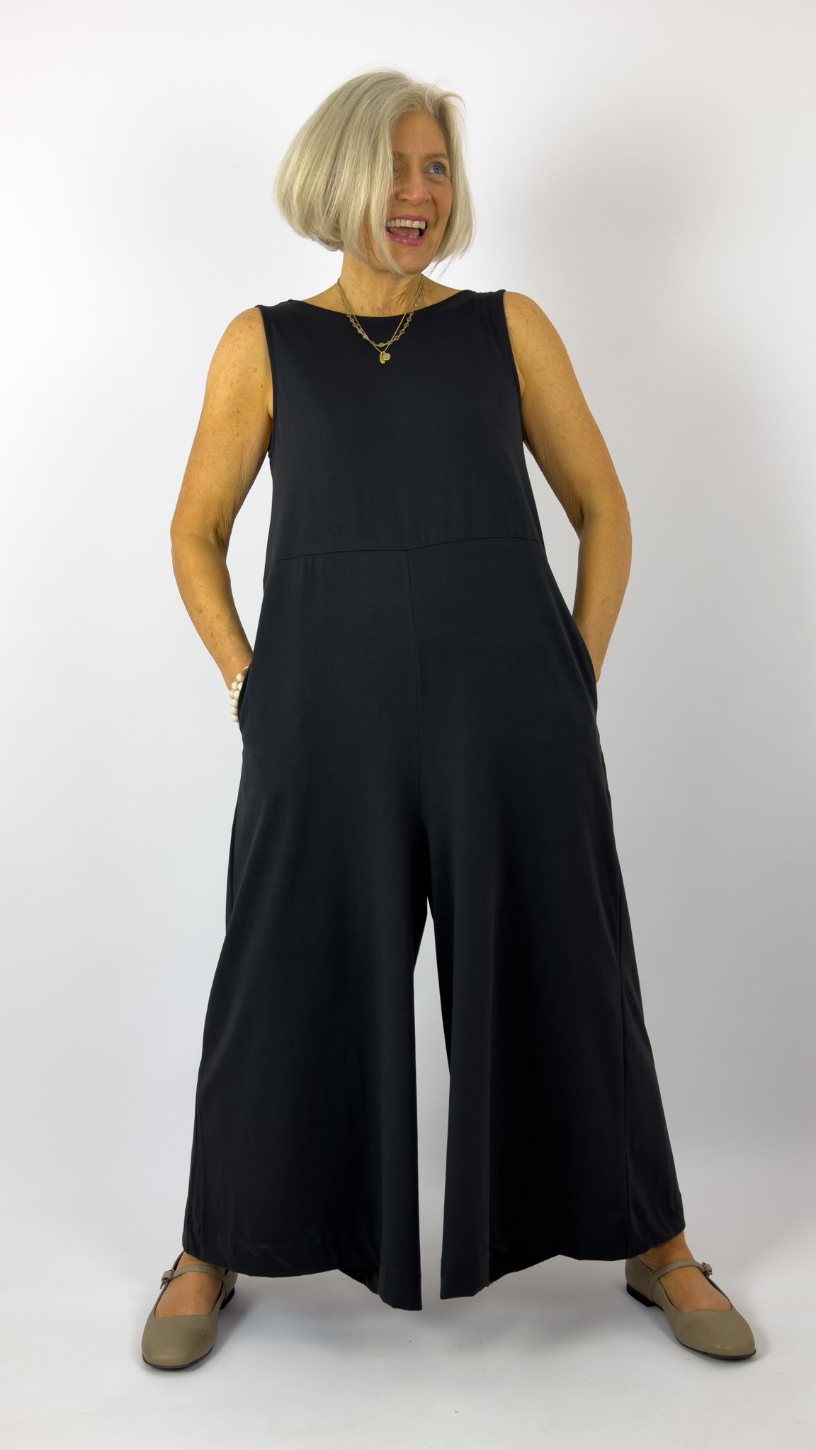 Mama b Fine U Jumpsuit Anthracite