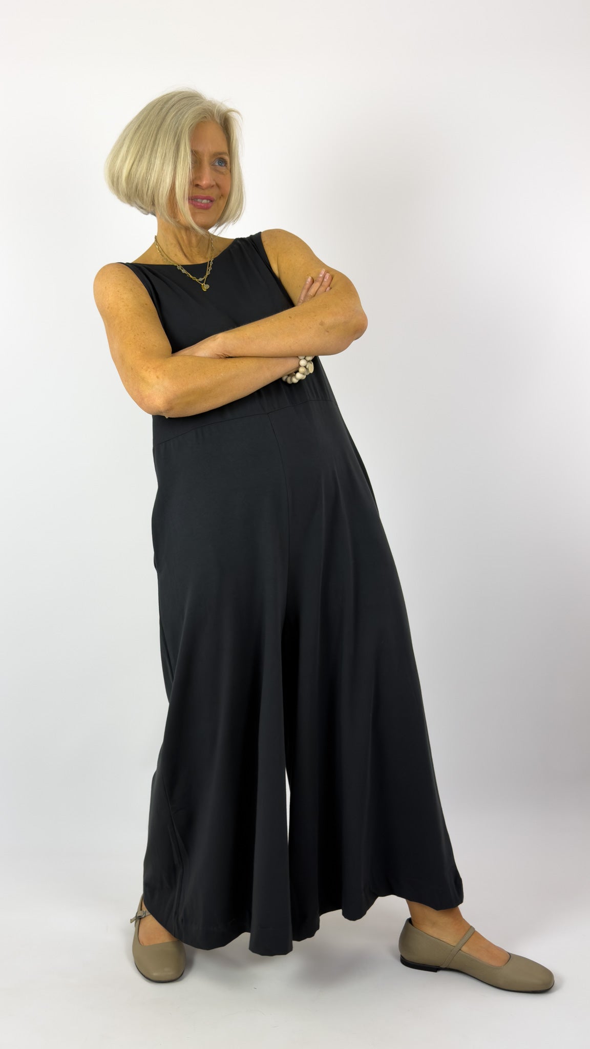 Mama b Fine U Jumpsuit Anthracite