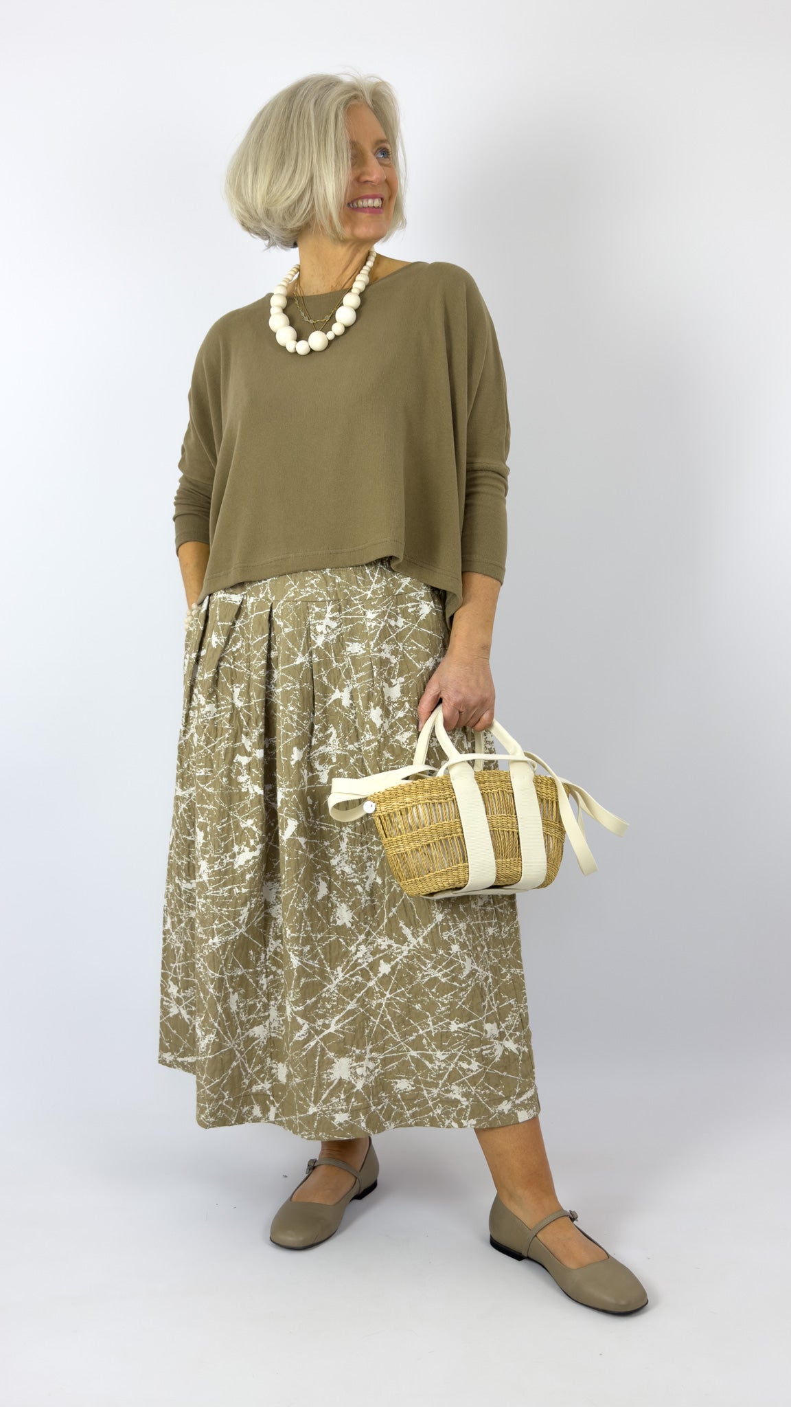 Mama b Pesci Skirt Cumin