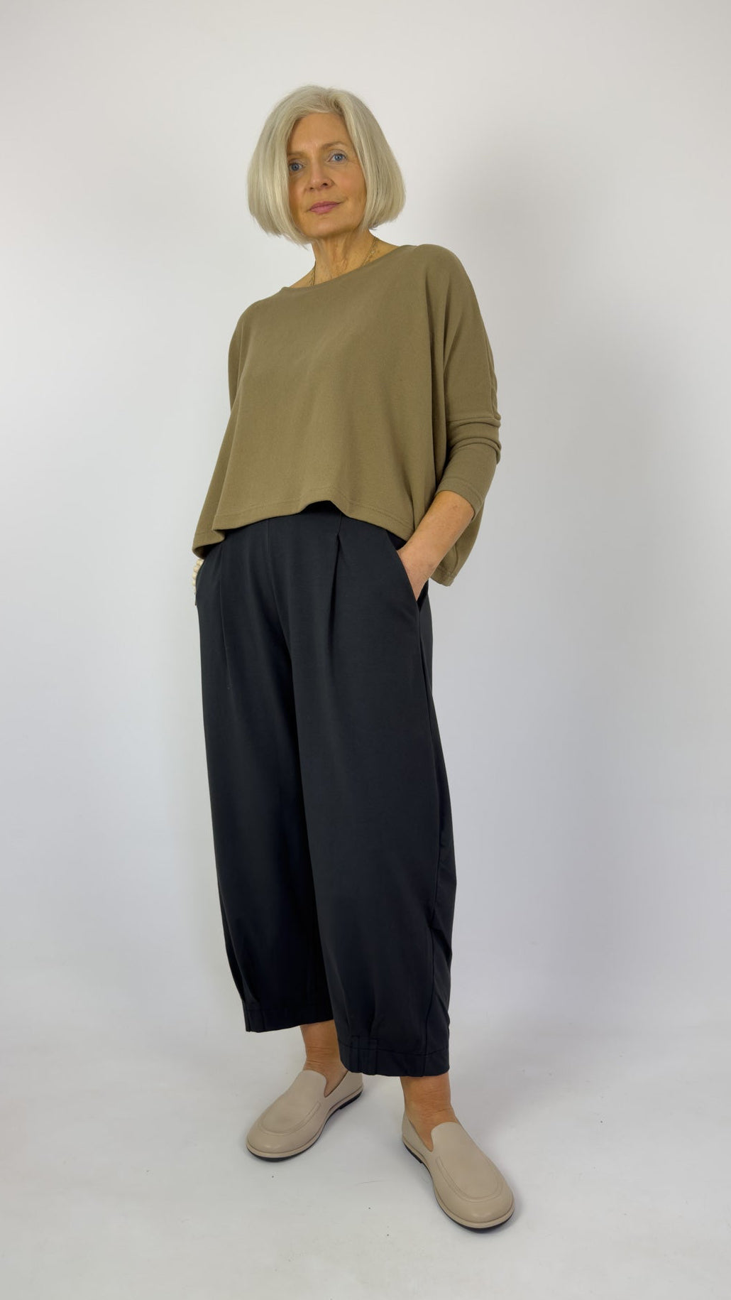 Mama b Bianco U Trousers Anthracite