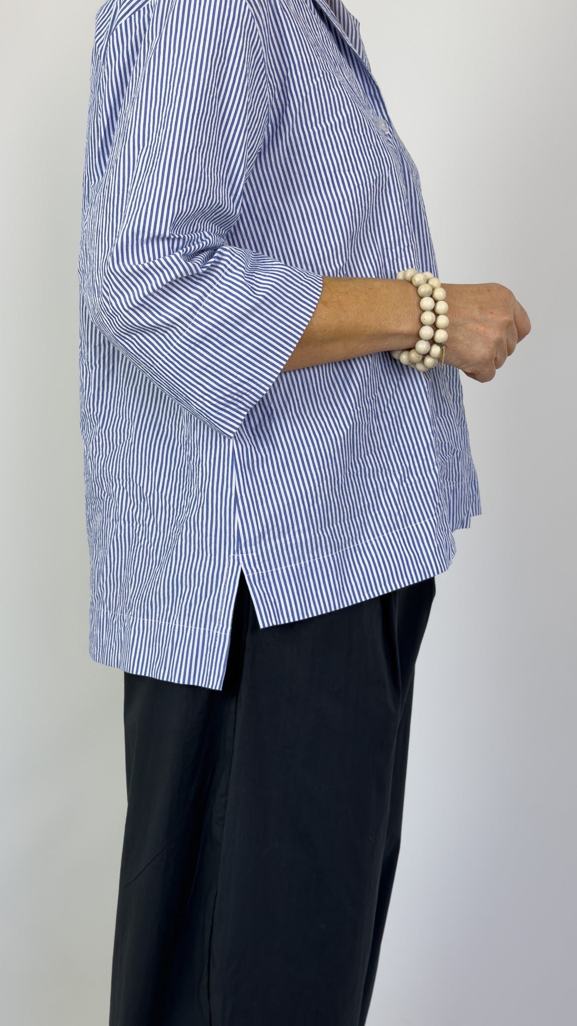 Mama b Ottobre Shirt Azzuro Stripe