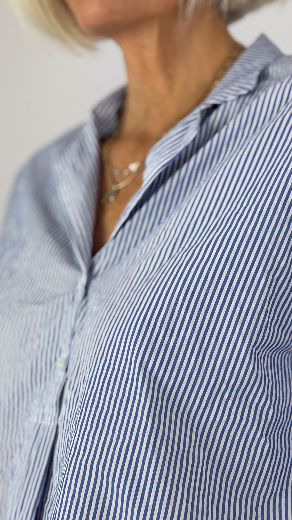 Mama b Ottobre Shirt Azzuro Stripe