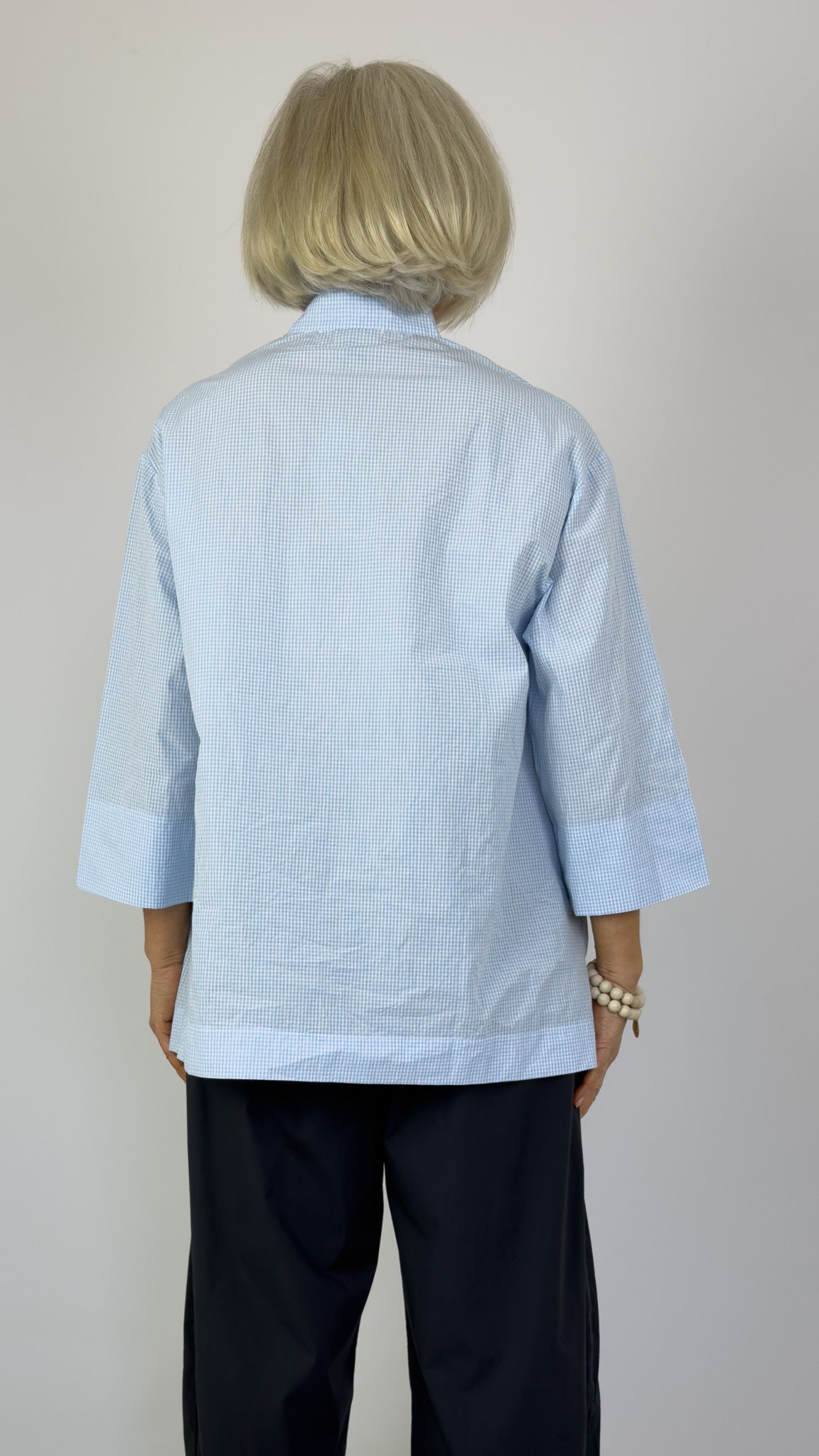 Mama b Ottobre Shirt Celeste Check