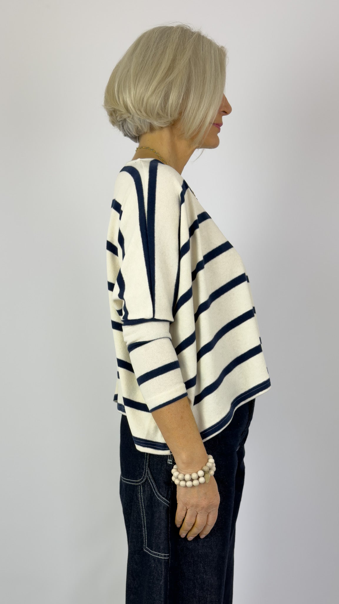Mama b Kira Jumper Blue Stripe