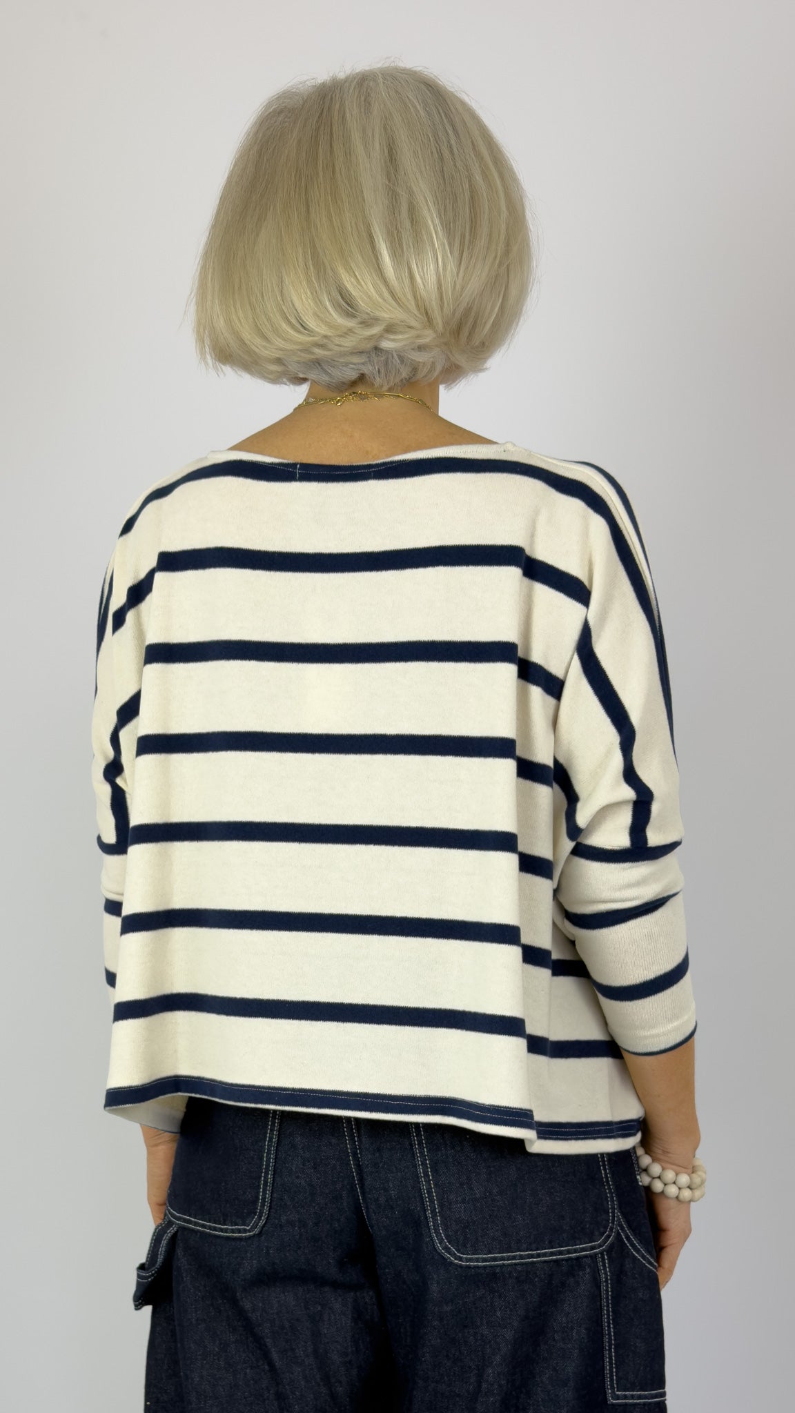 Mama b Kira Jumper Blue Stripe