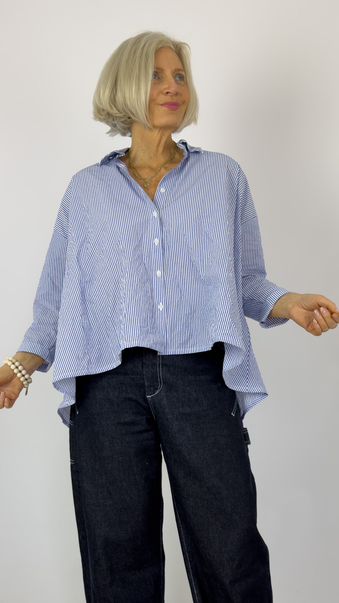 Mama b Accesa Shirt Azzuro