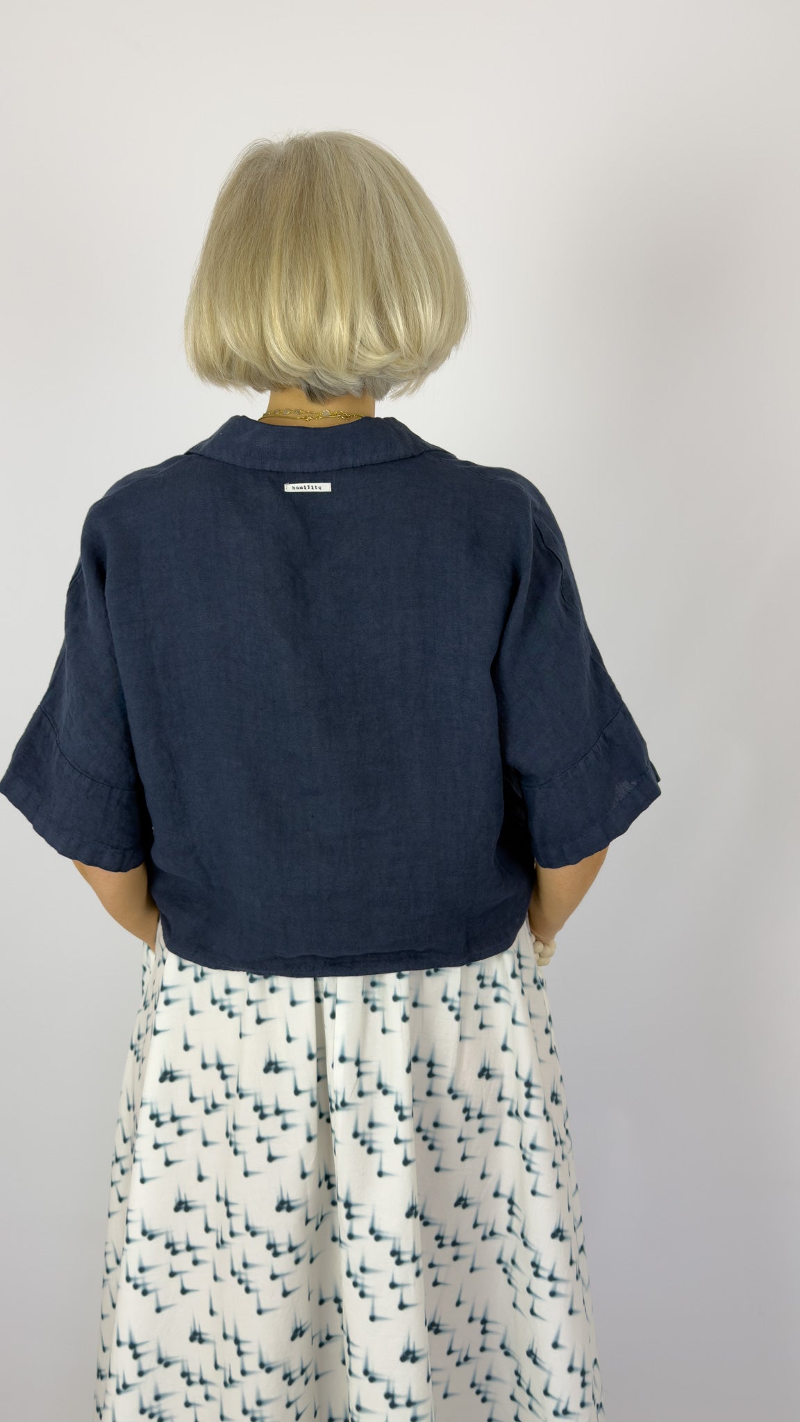 Humility Livia Blouse Navy