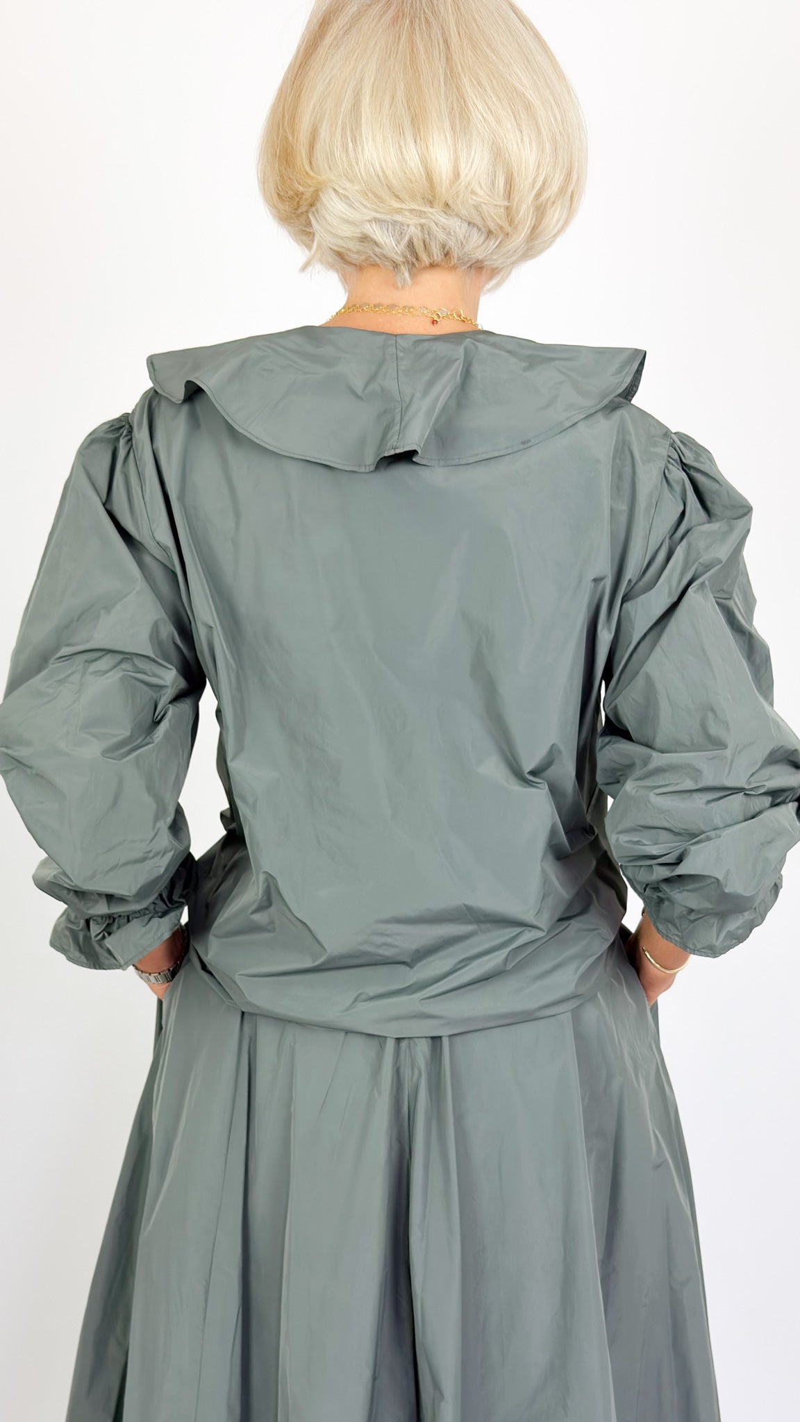 Neirami 302 Shirt Jade/Grey