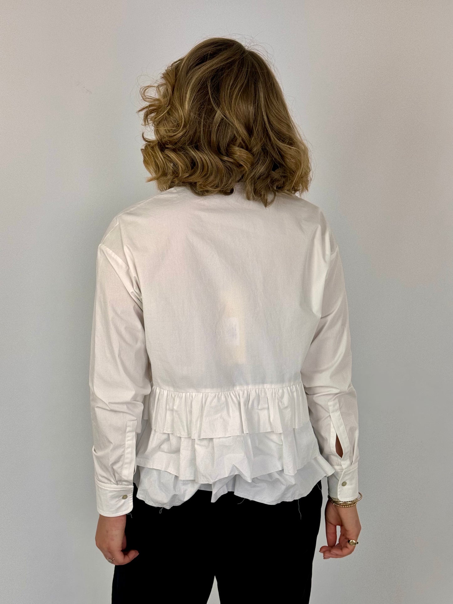 Frida Zazou Dina Shirt White