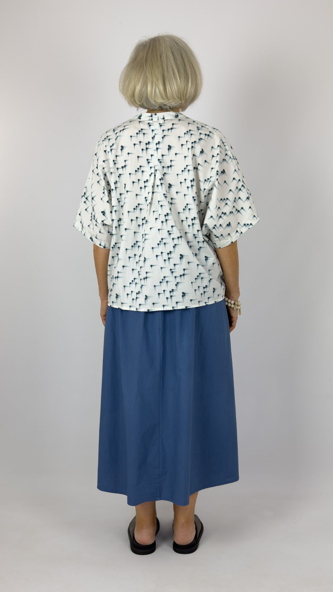 Humility Juno Shirt Marine/White