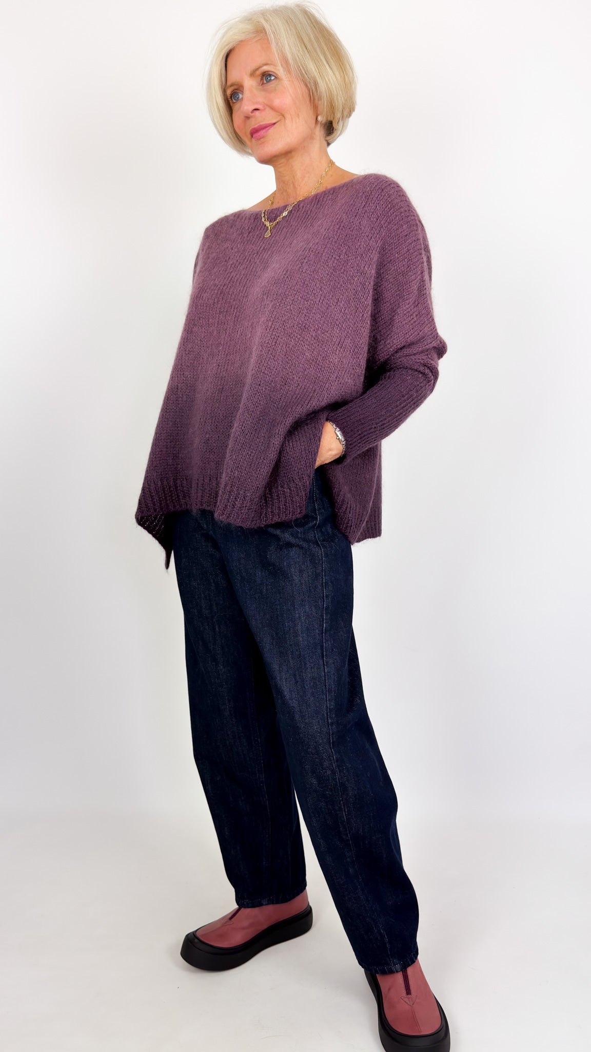 Neirami 108 Jumper Malva-Fig