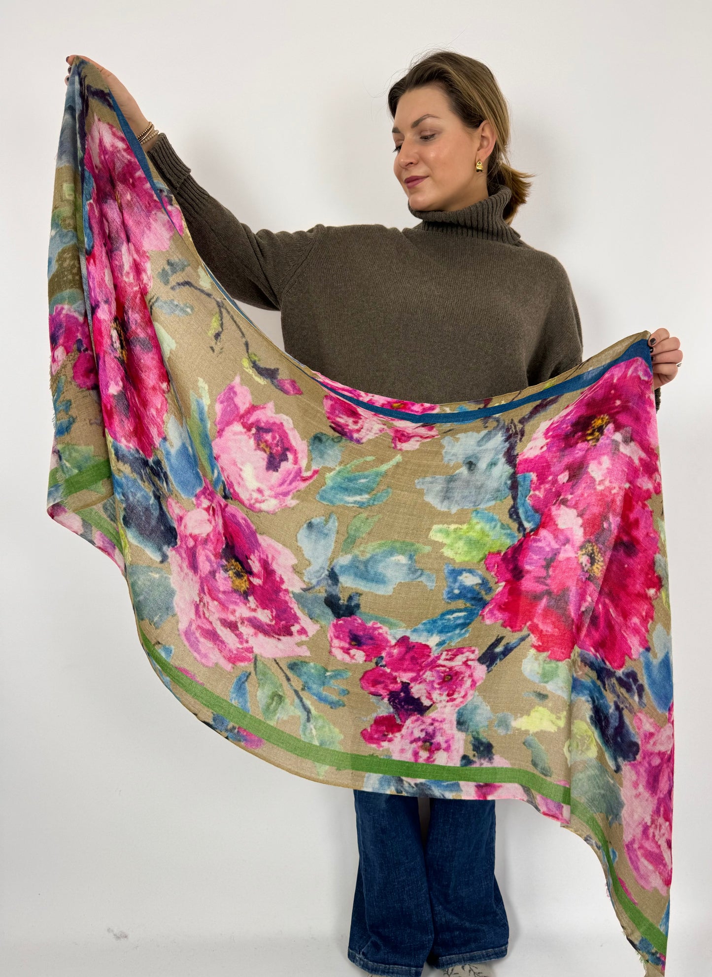 Jo Edwards Rose Garden Scarf