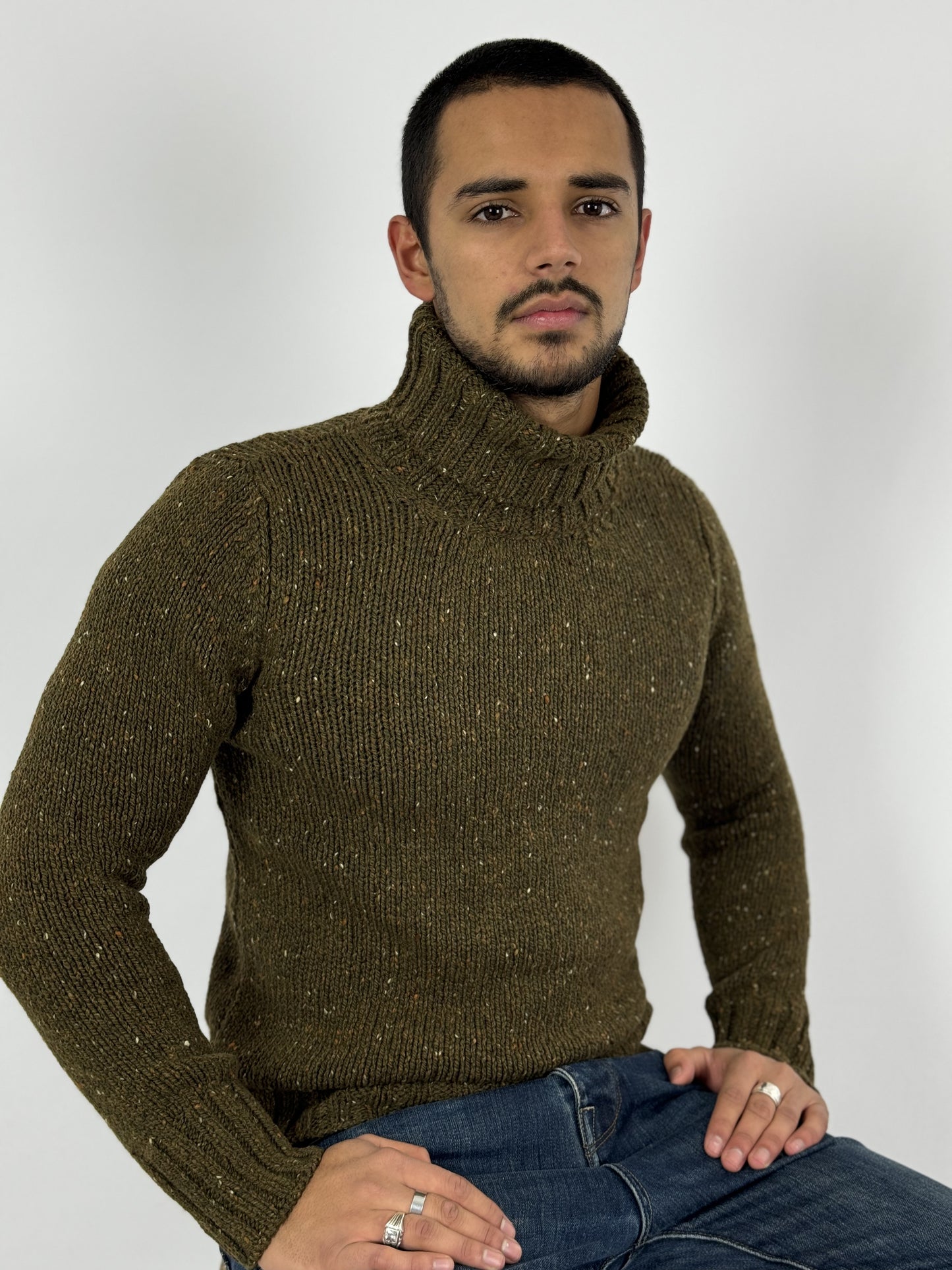 Fisherman 72 Jumper Olive