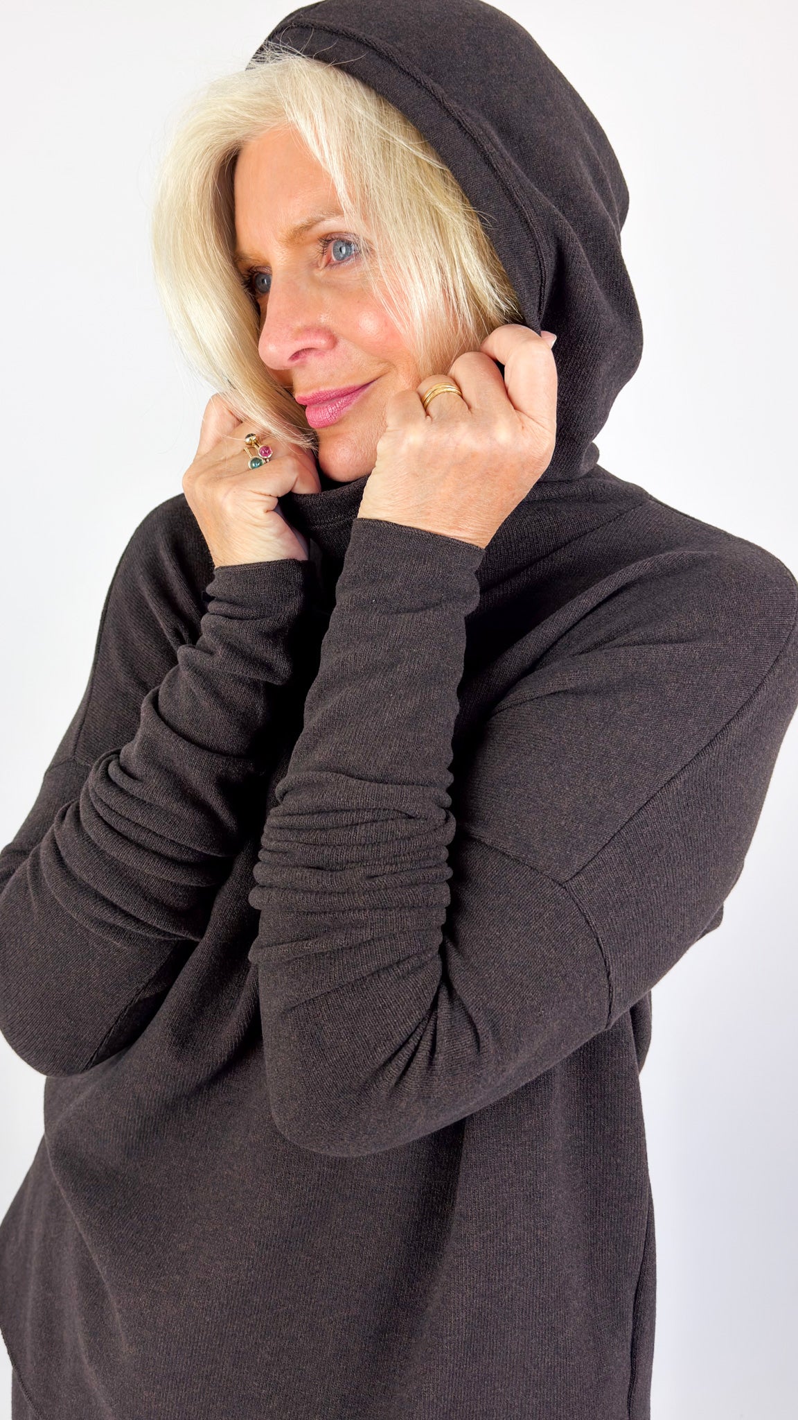 Album Di Famiglia JP Hoodie Jumper Brown