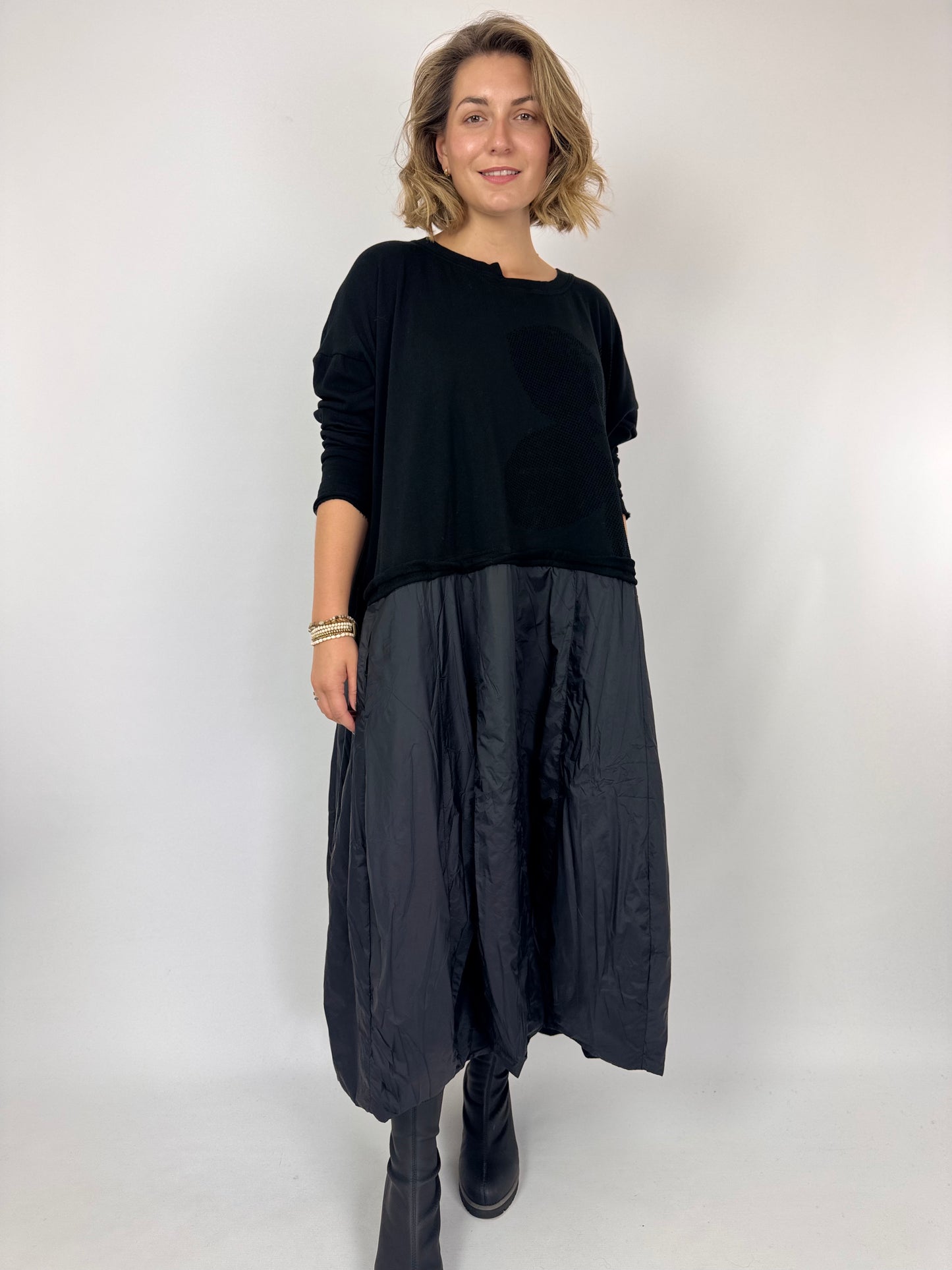 Rundholz Black Label 0918 Dress Black Blackflock