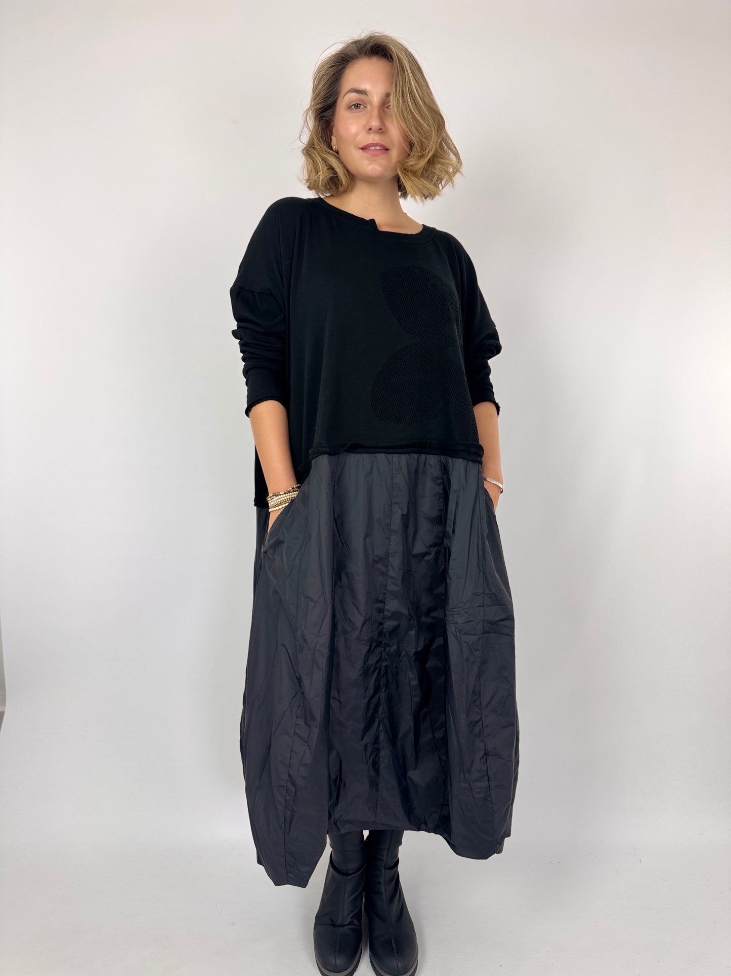 Rundholz Black Label 0918 Dress Black Blackflock