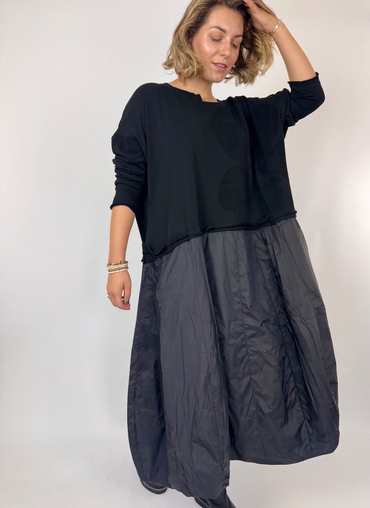 Rundholz Black Label 0918 Dress Black Blackflock