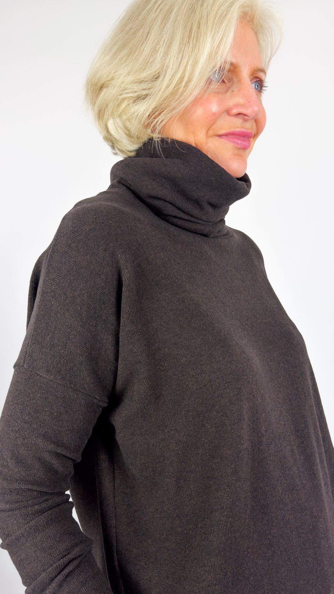 Album Di Famiglia JP Turtleneck Jumper Brown