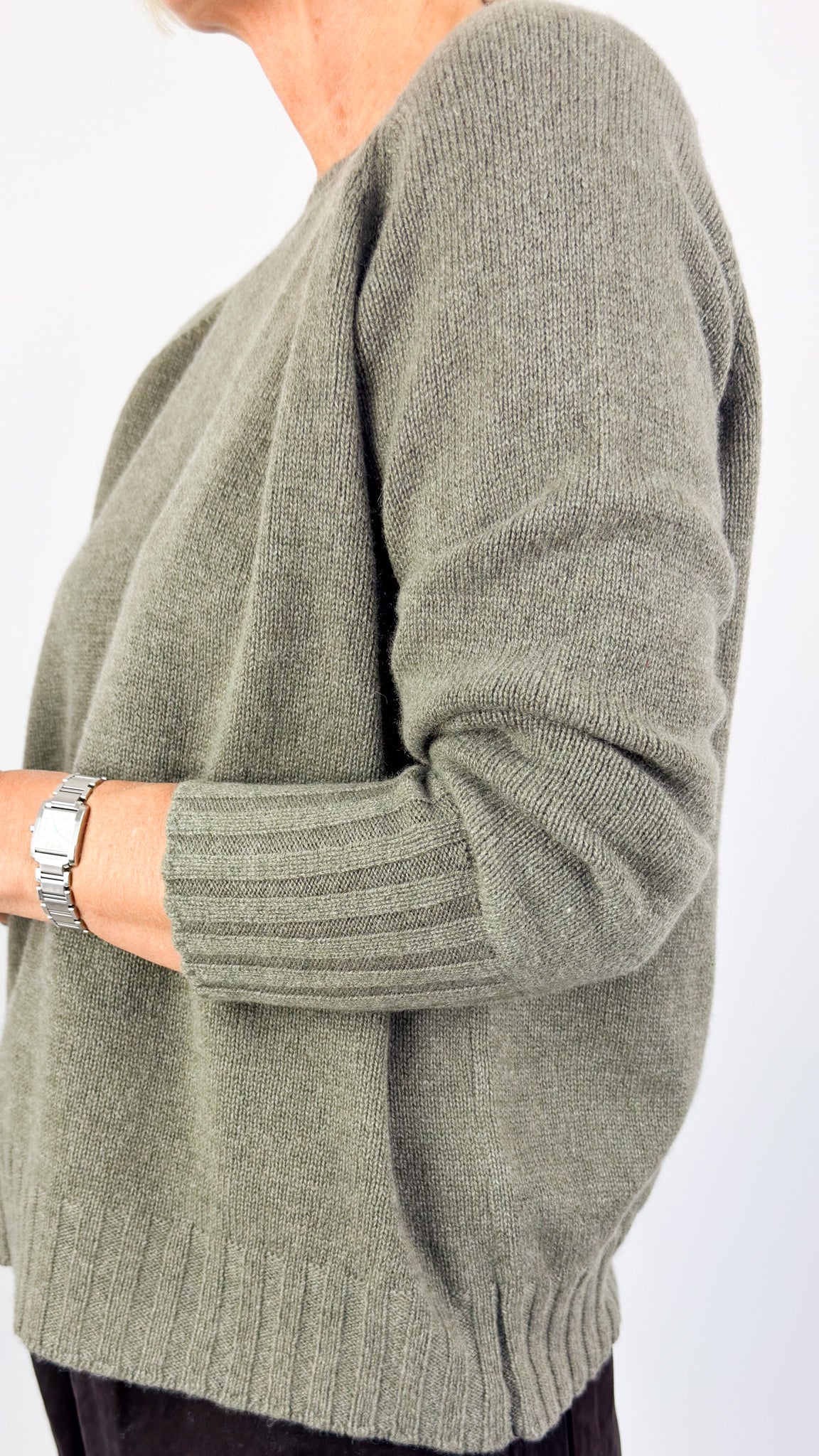 Album Di Famiglia WS Girocollo Raglan Jumper Taupe
