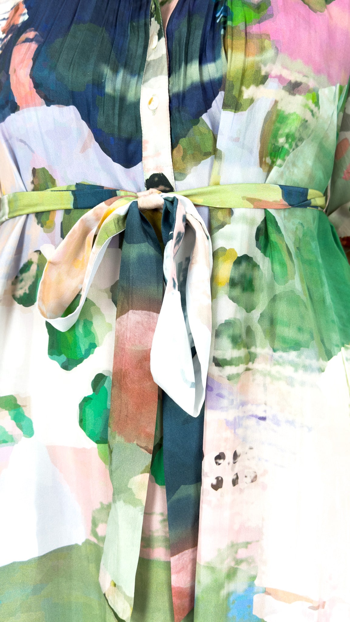 Beetroot Tsuki Dress Echo Garden