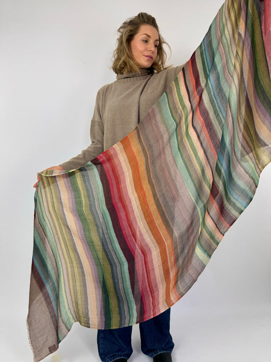 Jo Edwards Warm Stripe Scarf