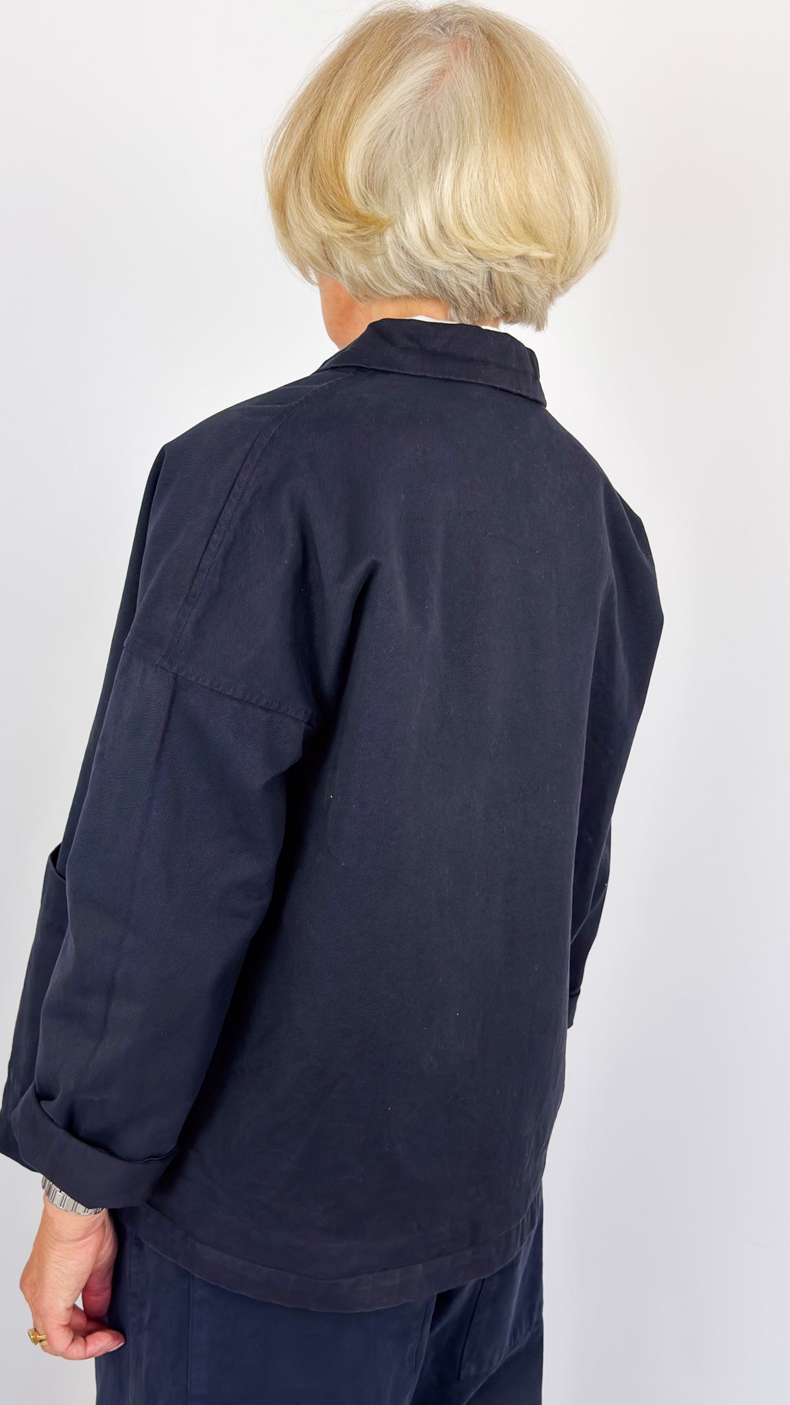 Album Di Famiglia WCC Overshirt Jacket Navy
