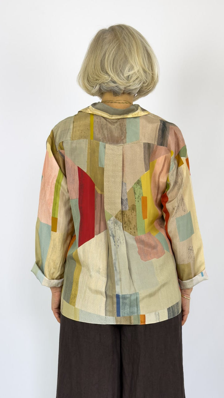 Beetroot Dawn Blouse Sakura