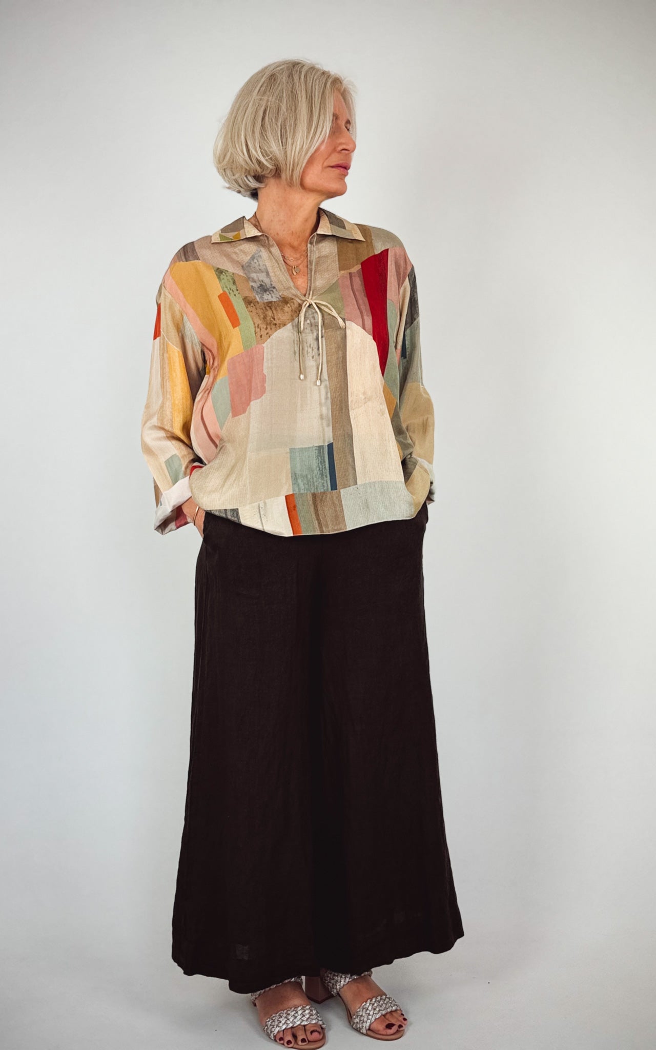 Beetroot Dawn Blouse Sakura