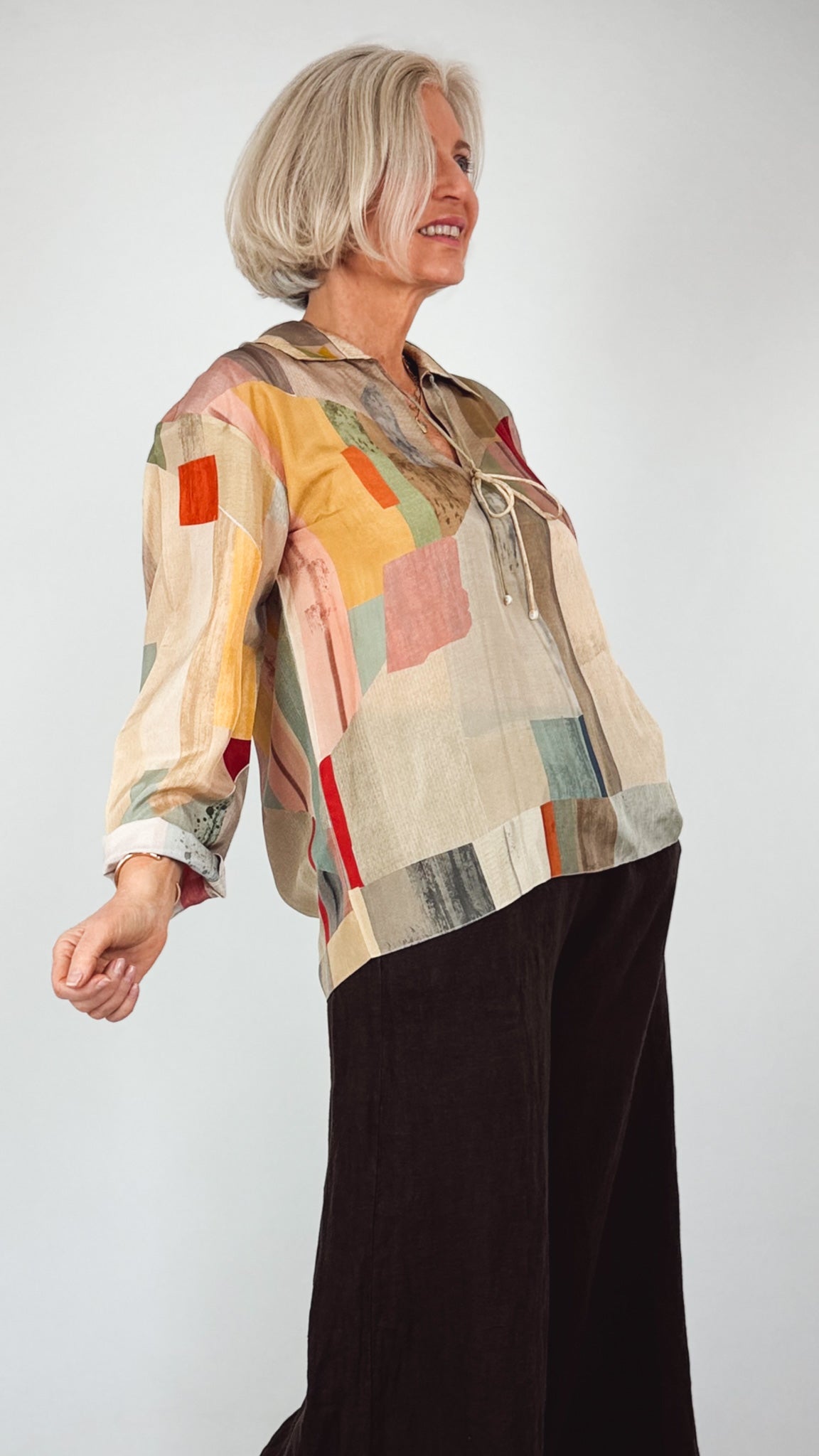 Beetroot Dawn Blouse Sakura