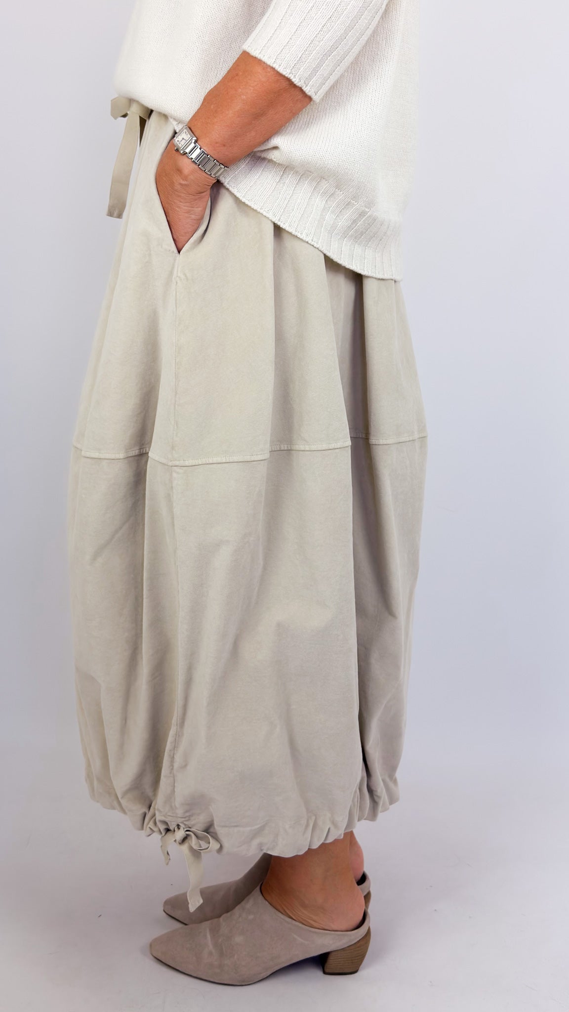 Album Di Famiglia V Balloon Skirt Oatmeal