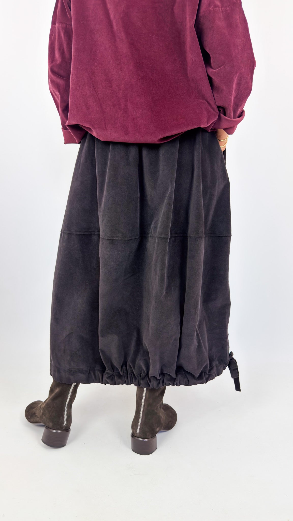 Album Di Famiglia V Balloon Skirt Brown