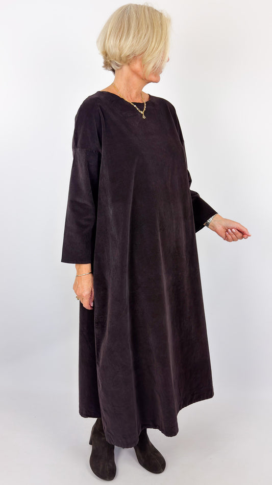 Album Di Famiglia V Loose Dress Brown