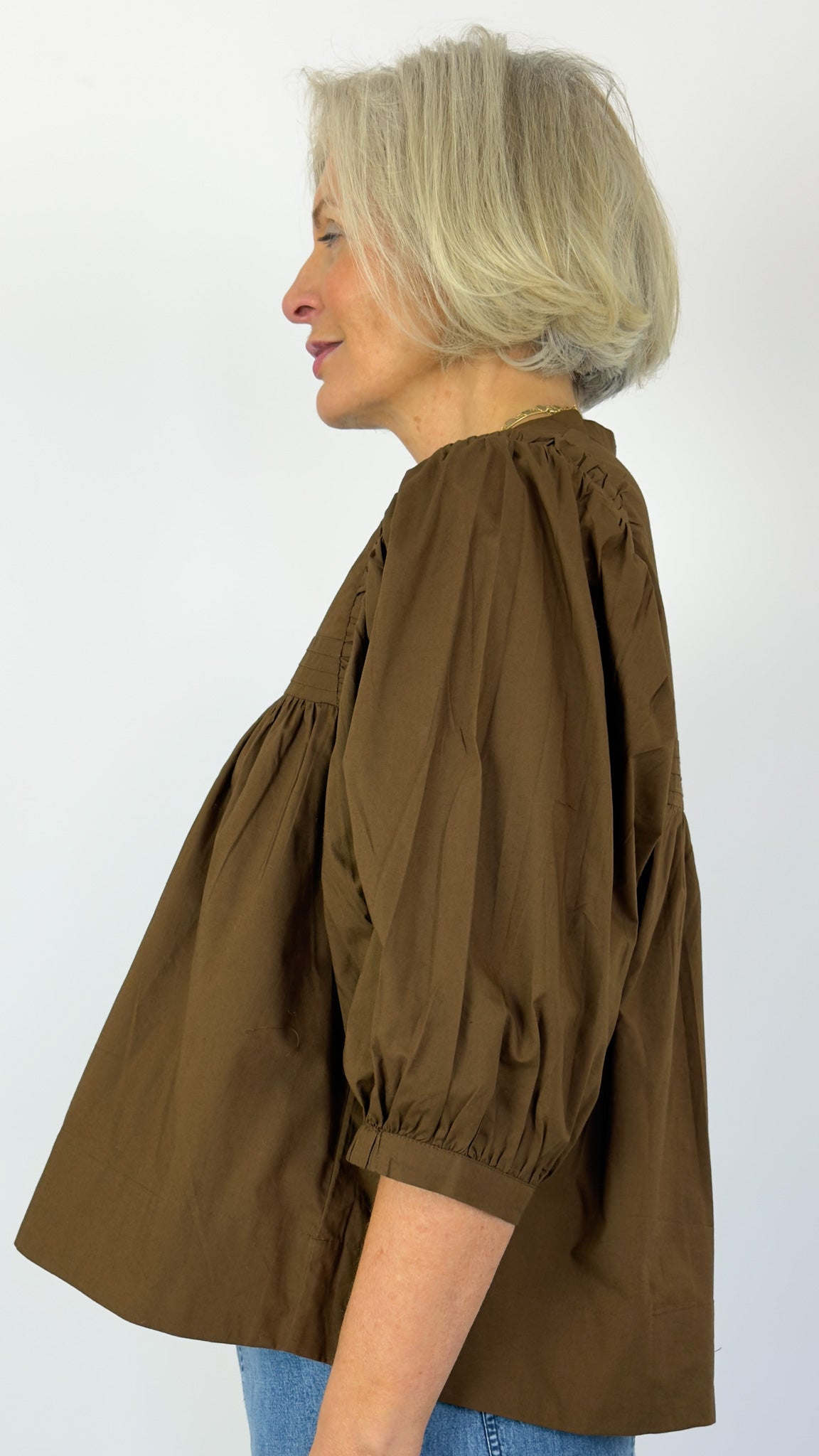 Stella Forest Octavie Blouse Marron