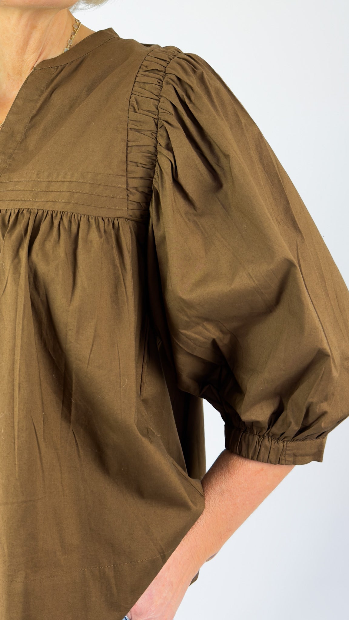 Stella Forest Octavie Blouse Marron