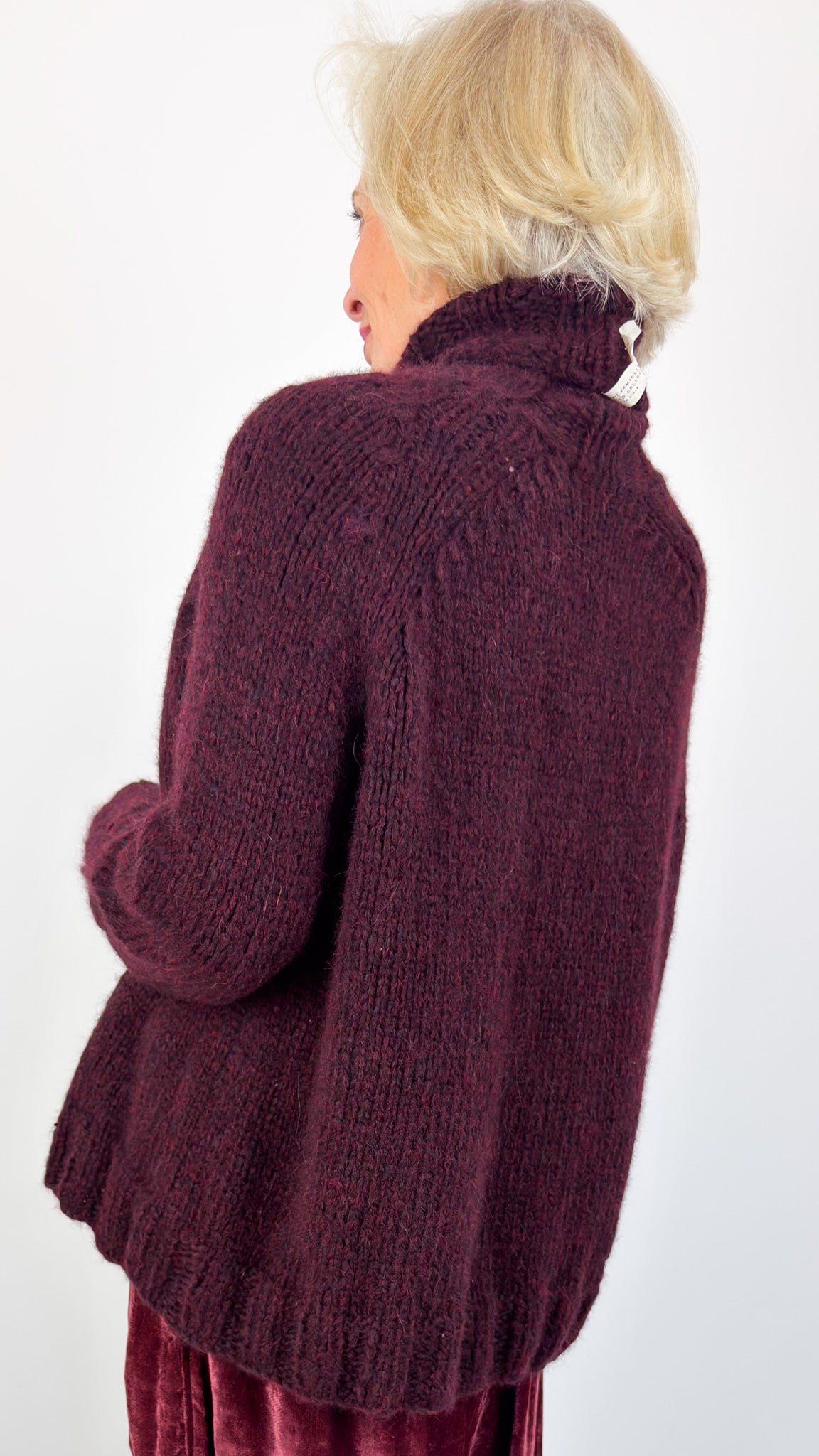 Album Di Famiglia HK Dolcevita Jumper Wine