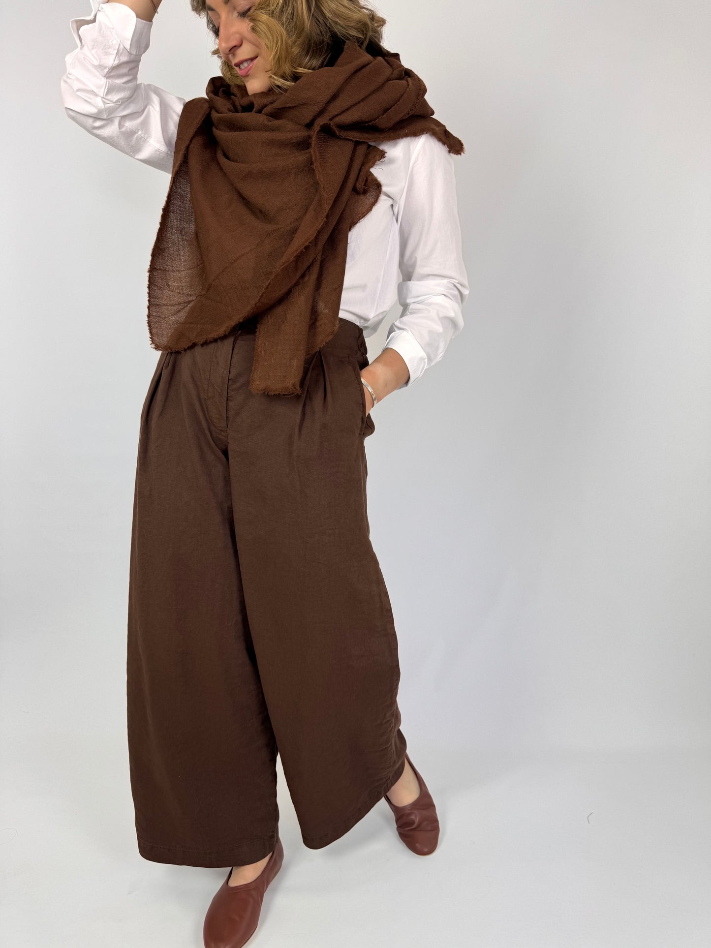 Hannoh Wessel Sophie Scarf Cinnamon