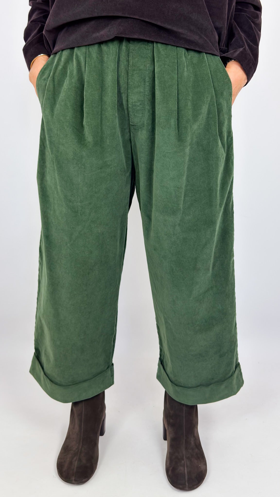 Album Di Famiglia Bragoni V Trousers Forest