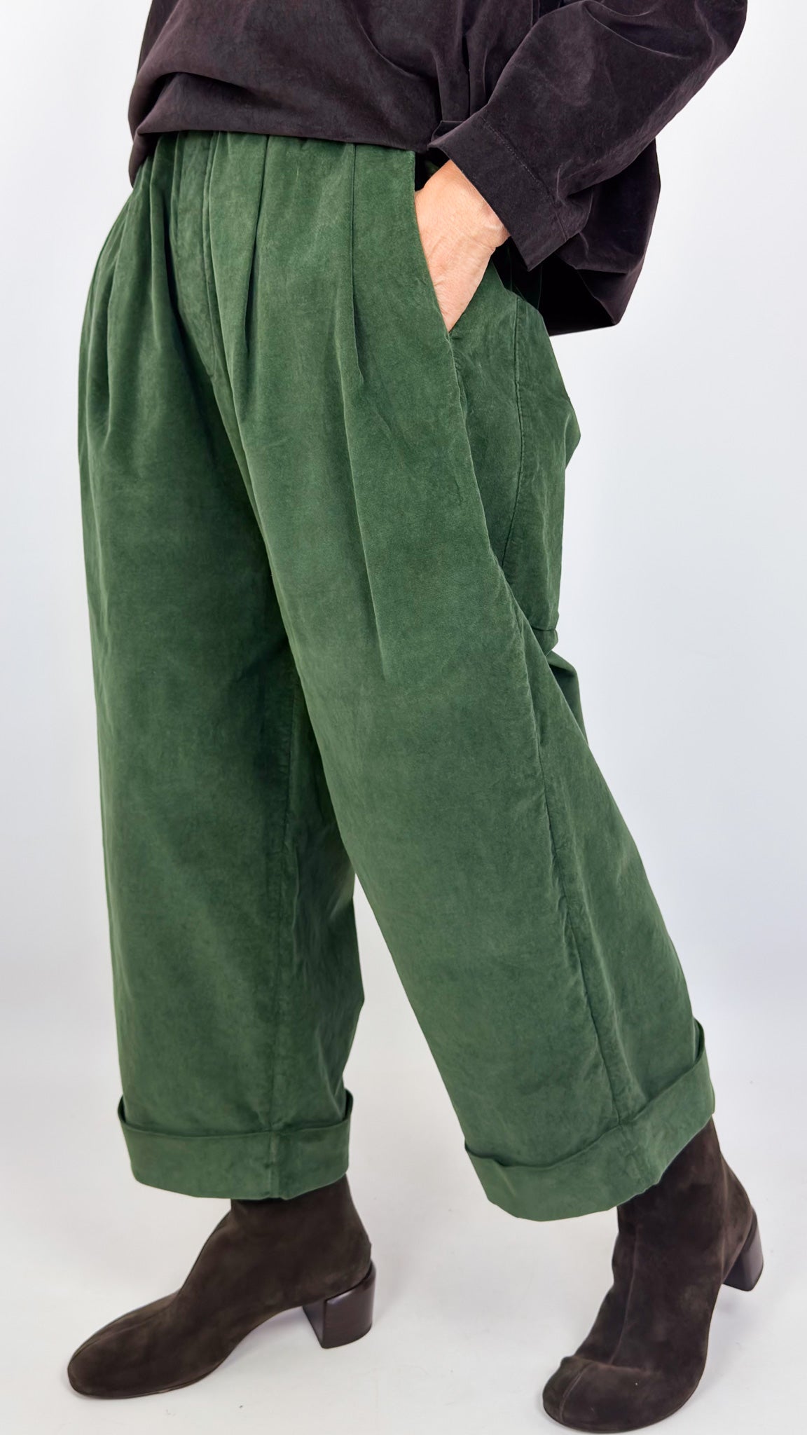 Album Di Famiglia Bragoni V Trousers Forest