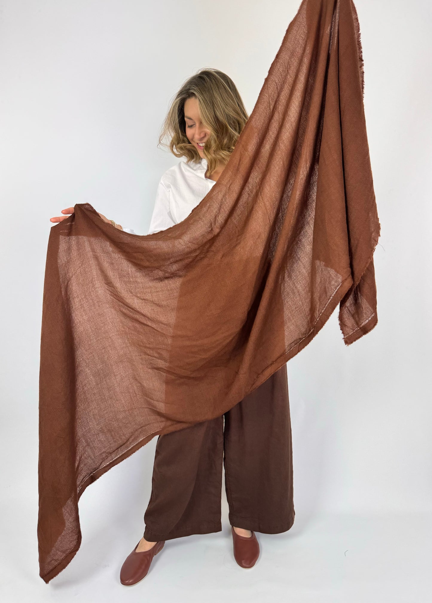 Hannoh Wessel Sophie Scarf Cinnamon