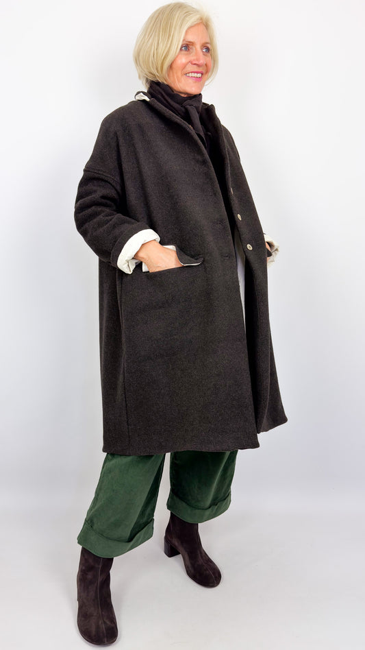 Album Di Famiglia Easy Coat Brown