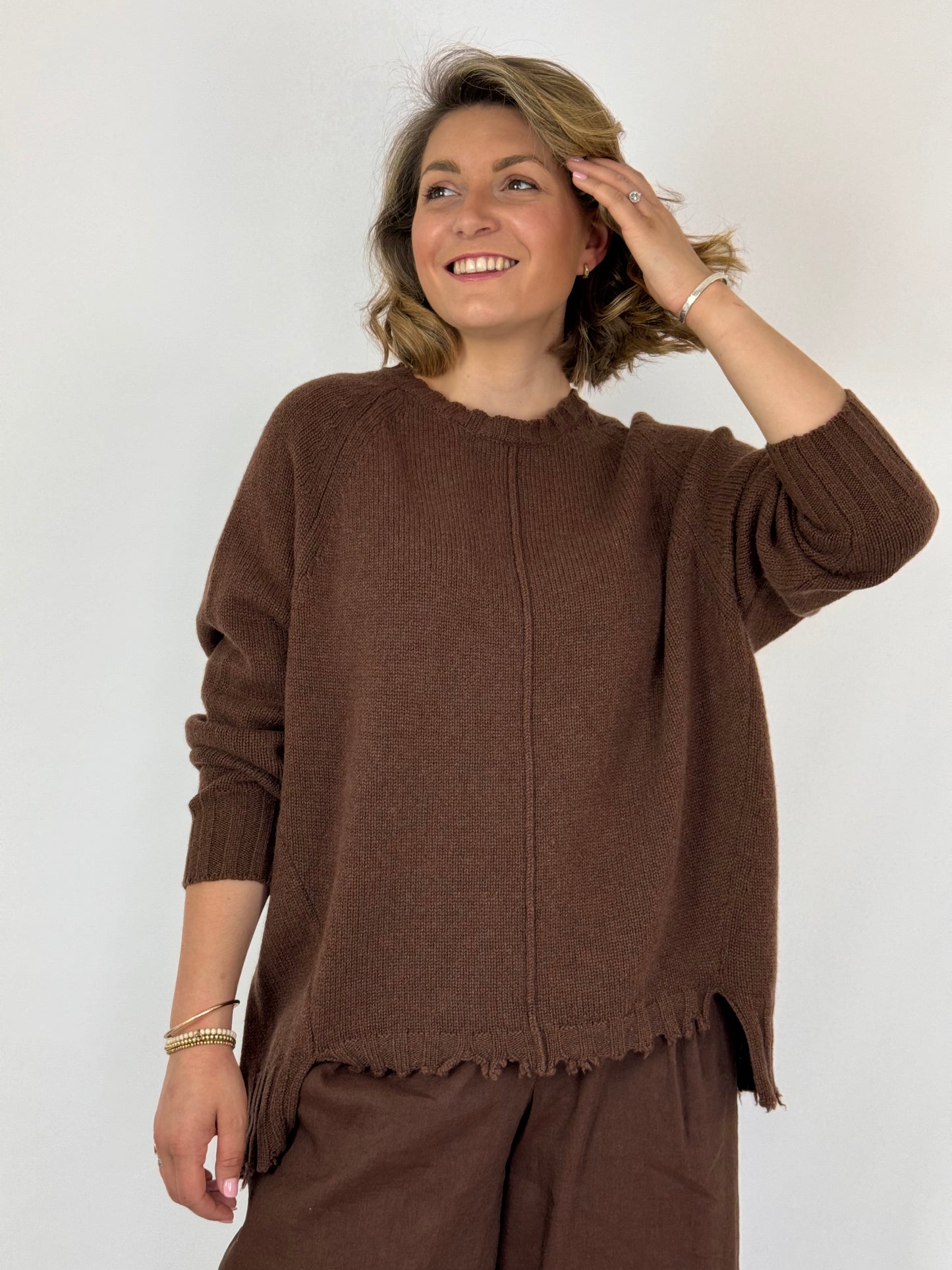 Hannoh Wessel Kiara Jumper Brown