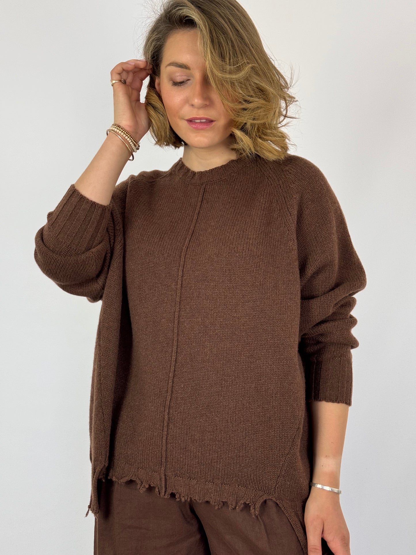 Hannoh Wessel Kiara Jumper Brown