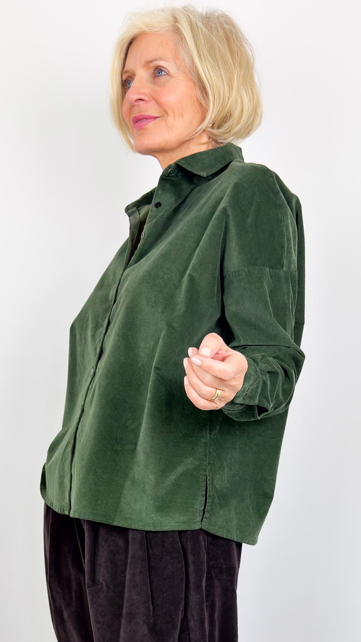 Album Di Famiglia V Collar Shirt Forest
