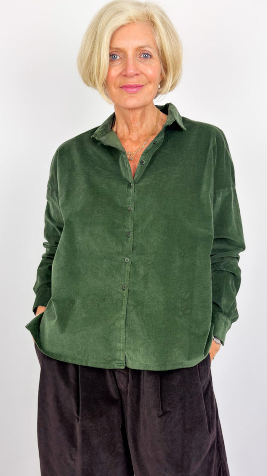 Album Di Famiglia V Collar Shirt Forest