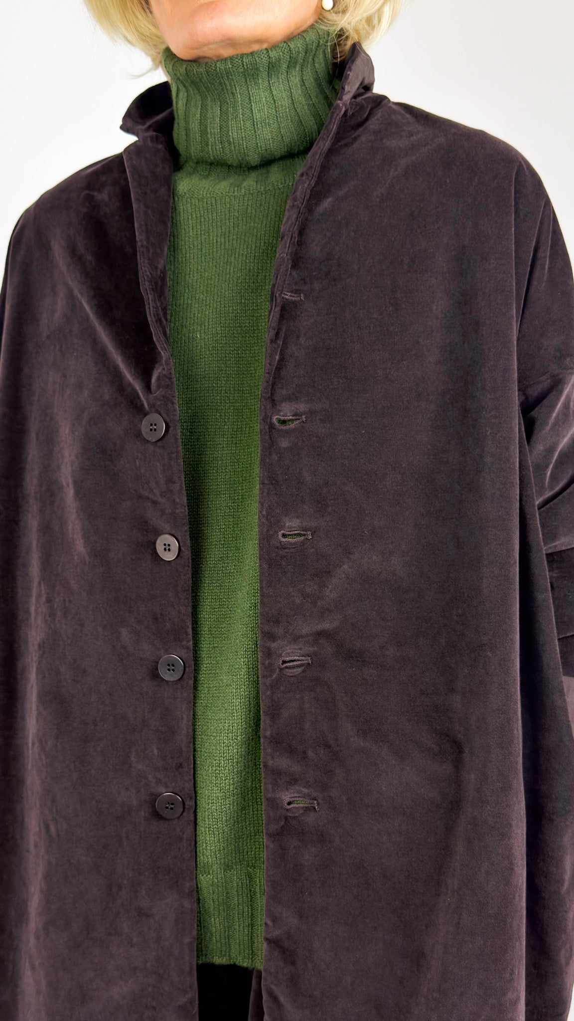 Album Di Famiglia V Long Blazer Brown