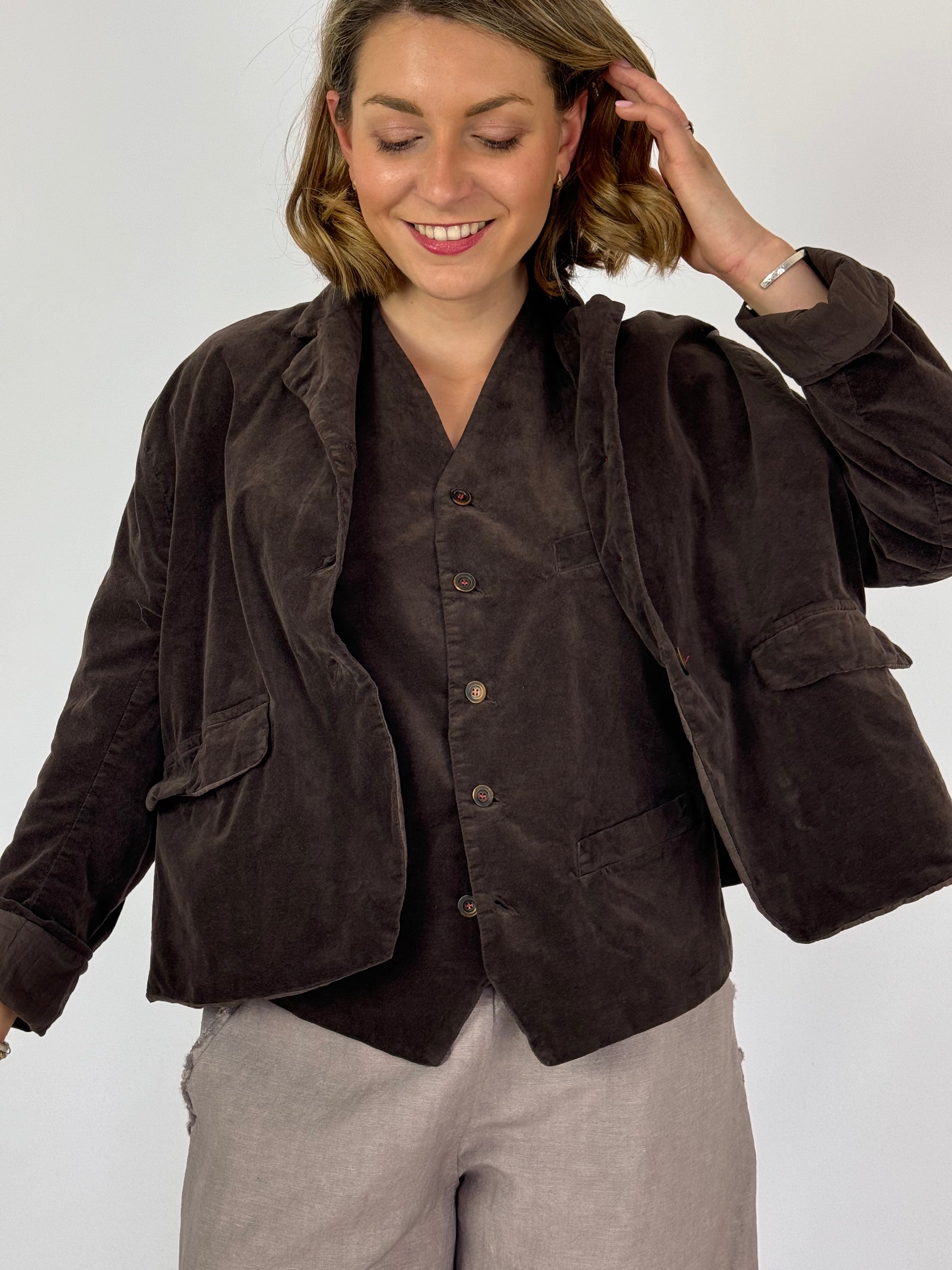 Hannoh Wessel Viera Jacket Brown – Cordelia James