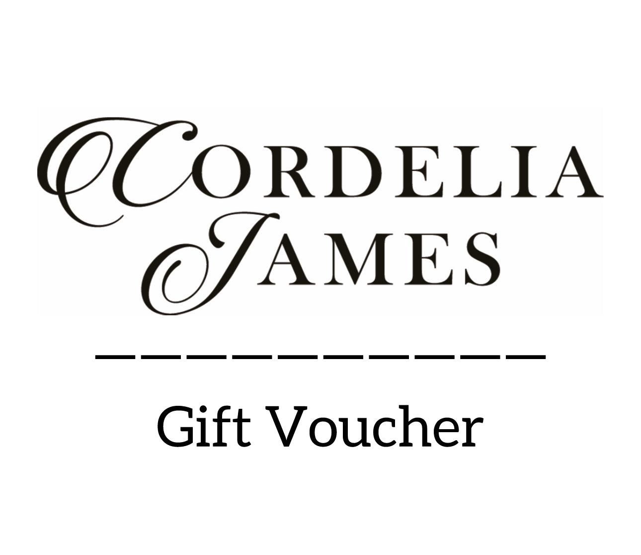 Cordelia James Gift Voucher