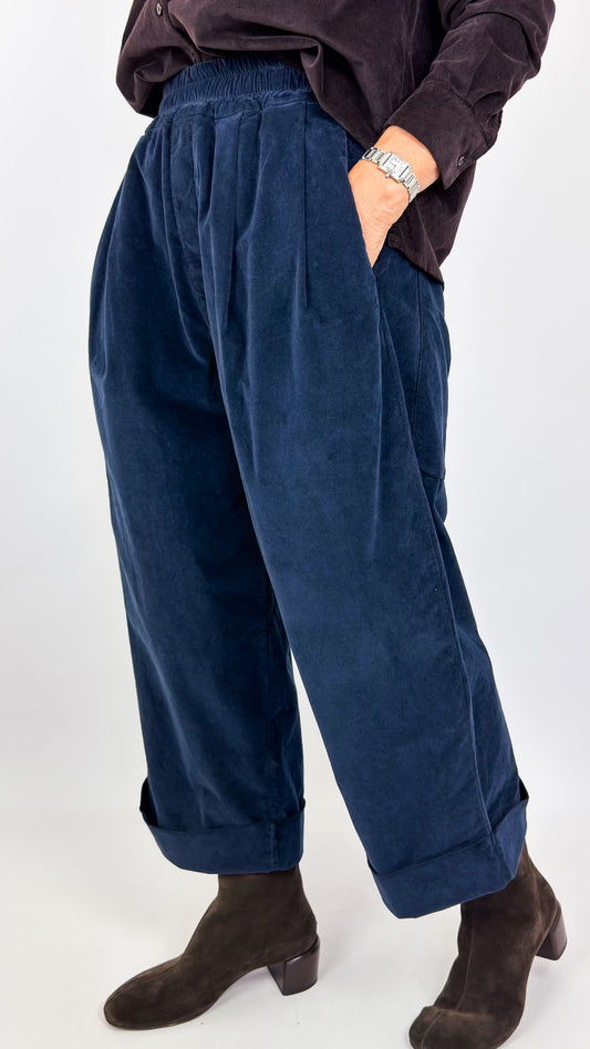Album Di Famiglia Bragoni V Trousers Navy