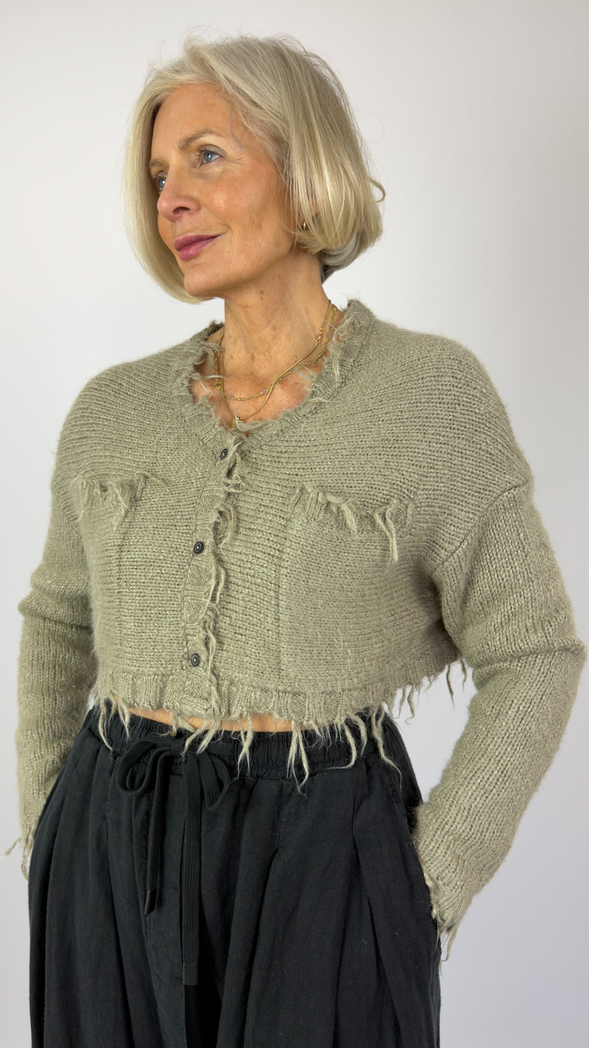 Rundholz Dip 7107 Cardigan Linen